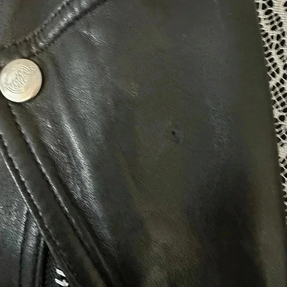 Vintage 90’s Hard Rock Cafe Leather Motorcycle Biker Jacket MIAMI. Sz: S. - Picture 13 of 16